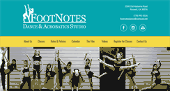 Desktop Screenshot of footnotesdance.net